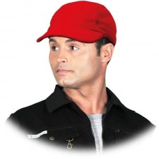 Raudona kepurė su snapeliu