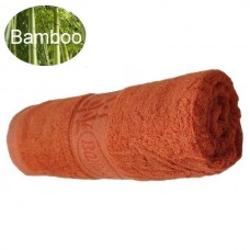 Bambukinis rankšluostis oranžinis