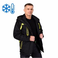 Утепленная мужская рабочая куртка HERMAN с капюшоном