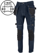 Džinsinės darbo kelnės su elastanu Reis JEANS 415 - I kategorija, Cordura sutvirtinimai